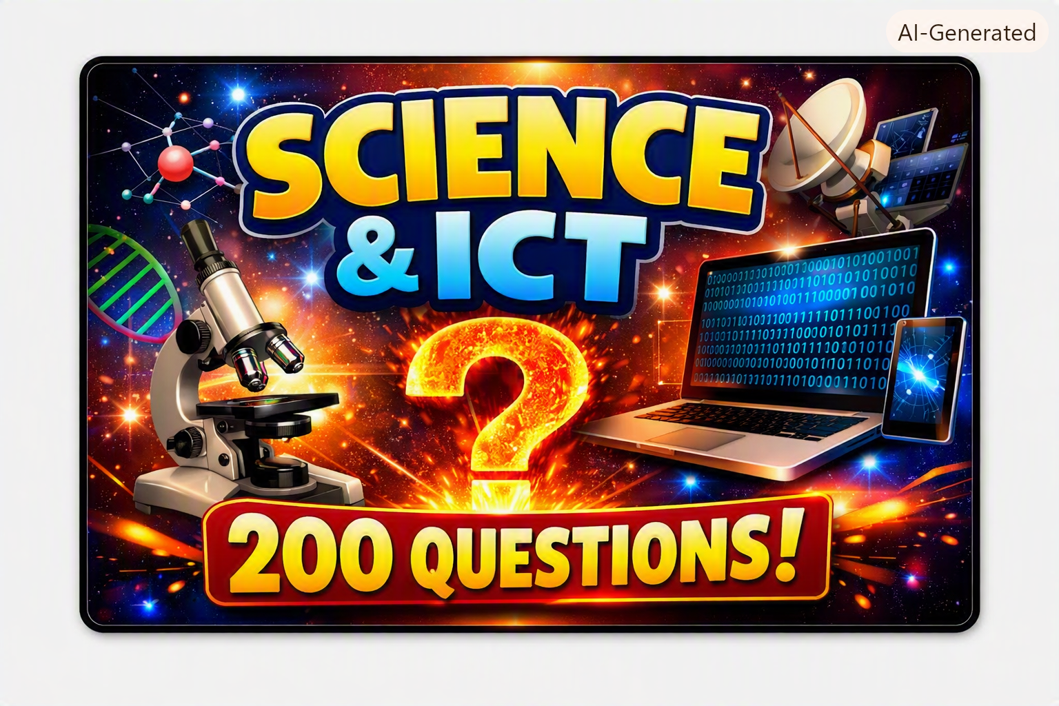 Science and ICT Mega Quiz thumbnail